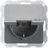 GIRA Insert PG socket System 55, Standard 55, E2, Event, Event Transparent, Event Opaque, Esprit, ClassiX Aluminium 0454 26