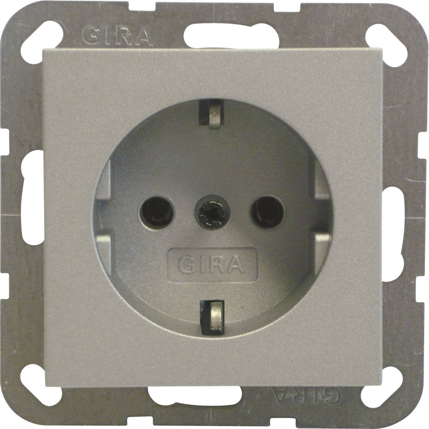 GIRA Insert PG socket System 55, Standard 55, E2, Event, Event Transparent, Event Opaque, Esprit, ClassiX Aluminium 0188 26 1 pc(s)