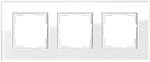 Cover frames 3-way Esprit Glass White