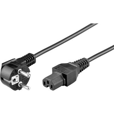   C15/C16 appliances  Mains cable  Black 2.00 m 