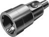 GAO 0485 Safety mains socket Solid rubber 230 V Black