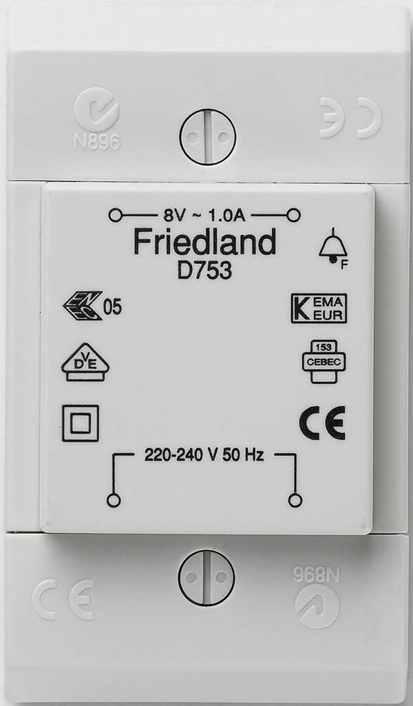 Honeywell Home D753 Bell transformer 8 V AC 1 A
