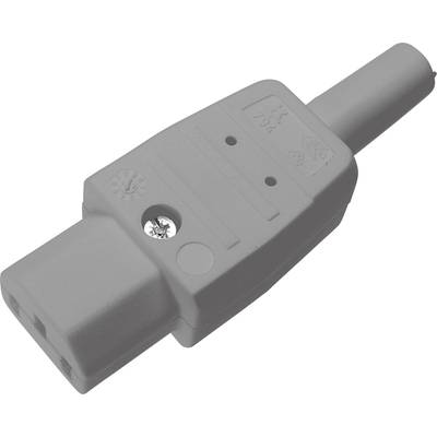 Kaiser 794/gr IEC connector 794 Socket, straight Total number of pins: 2 + PE 10 A Grey 1 pc(s) 
