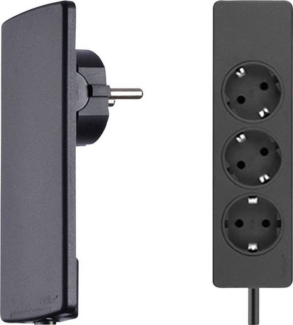 EVOline 151000156100 Power strip 3x Black PG connector 1 pc(s)
