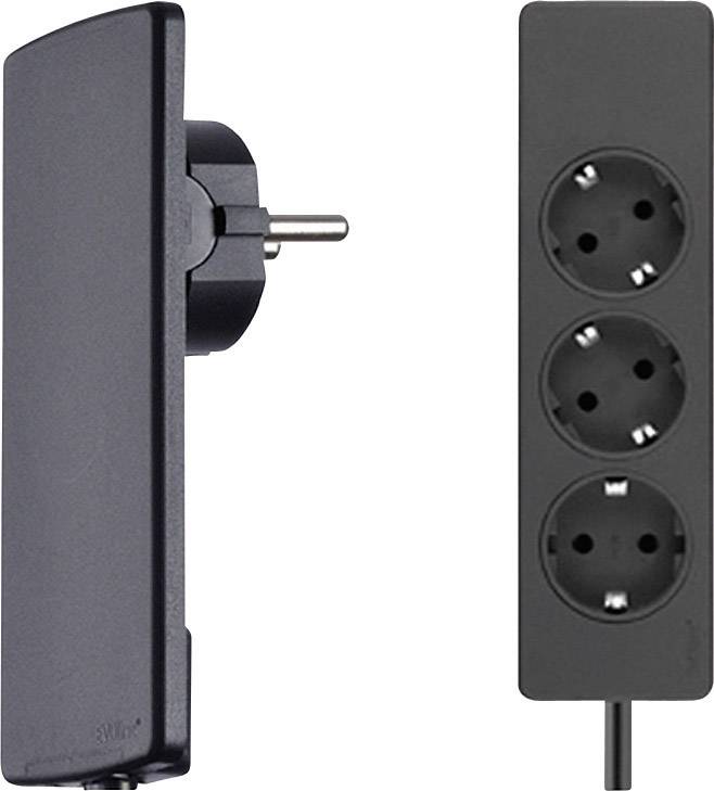 Image of EVOline 151000156100 Power strip 3x Black PG connector 1 pc(s)