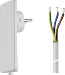 1.5 m extension cable with white flat plug