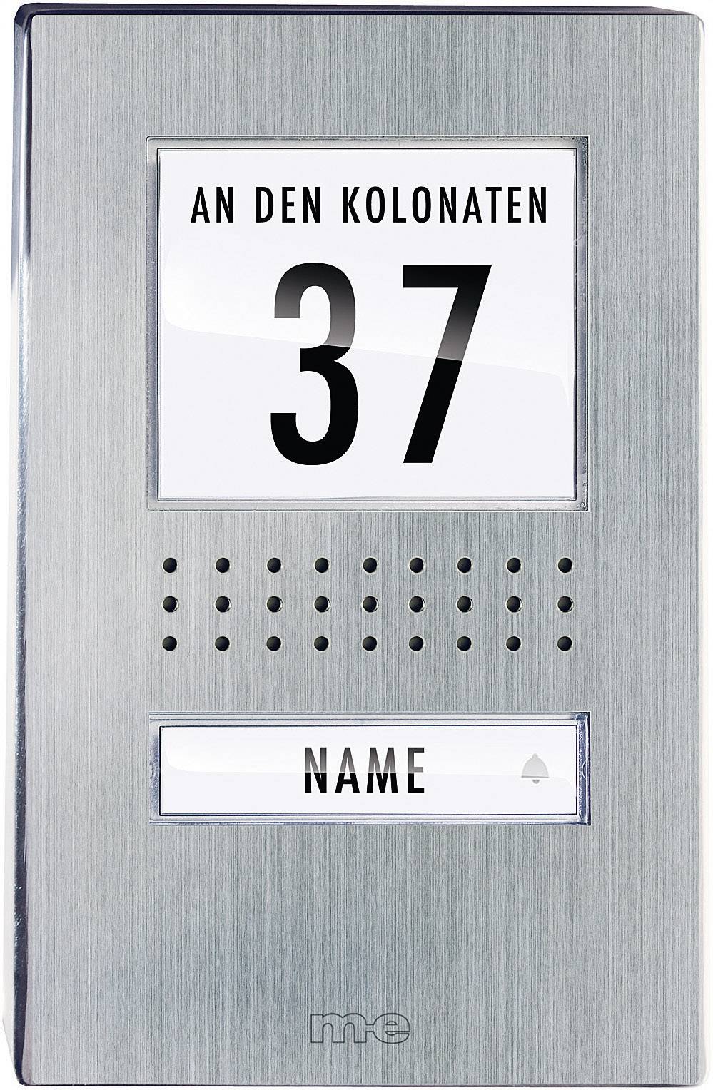 m-e modern-electronics ADV 110.1 EG Vistadoor Door intercom Corded Outdoor panel Detached Stainless steel