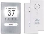m-e modern-electronics ADV 112 WW Door intercom Corded Complete kit Detached Stainless steel, White