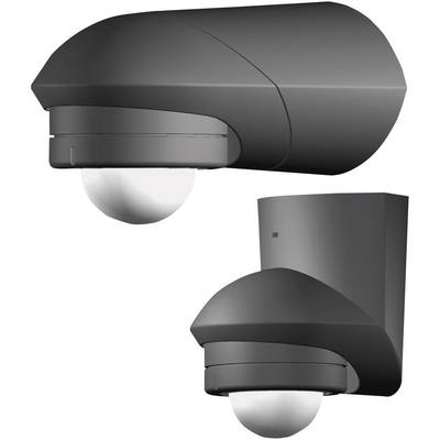 Grothe 94534 Surface-mount PIR motion detector 240 ° Relay  Black IP55 