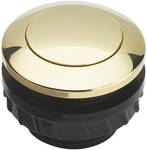 Protact gold-plated brass bell button