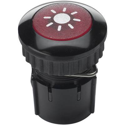 Grothe 63032 Bell button  1x Black 12 V/1,5 A