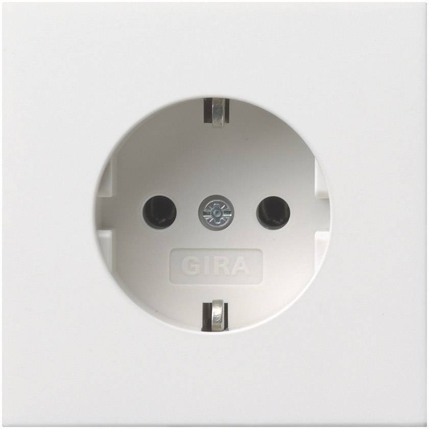 Image of GIRA Insert PG socket Planar switch Pure white 0188112 1 pc(s)