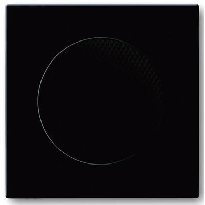 A circle with a subtle, textured pattern on a black background.