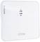 WLAN repeater with a white casing, two LED indicators for status signals and 'Repeater' label on the side.