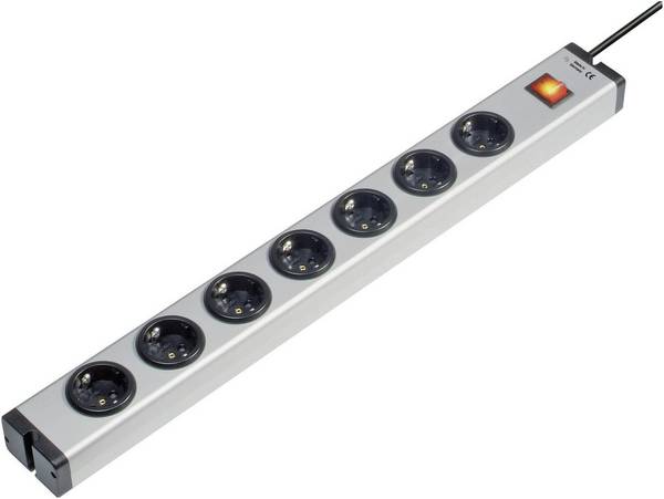 Ehmann 0601x00072031 Power strip (+ switch) 7x Aluminium PG connector 1 pc(s)