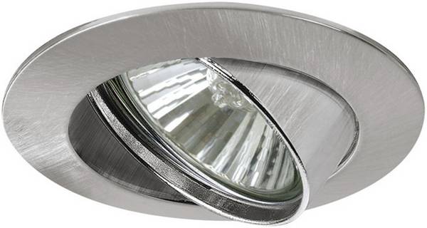 Paulmann 98878 Premium Line Recess-mount bracket   HV halogen GU10 50 W Iron (brushed)