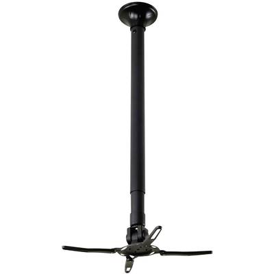 NewStar BEAMER-C350BLACK Projector ceiling mount Tiltable, Rotatable Max. distance to floor/ceiling: 112 cm Black