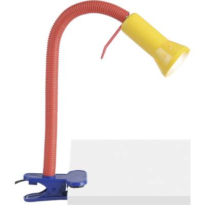 Brilliant Antony Clip lamp  Energy-saving bulb  E14 40 W Red, Yellow, Blue