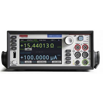 A digital multimeter displays a measurement of +15.44013 ohms. The device has several terminals and controls.