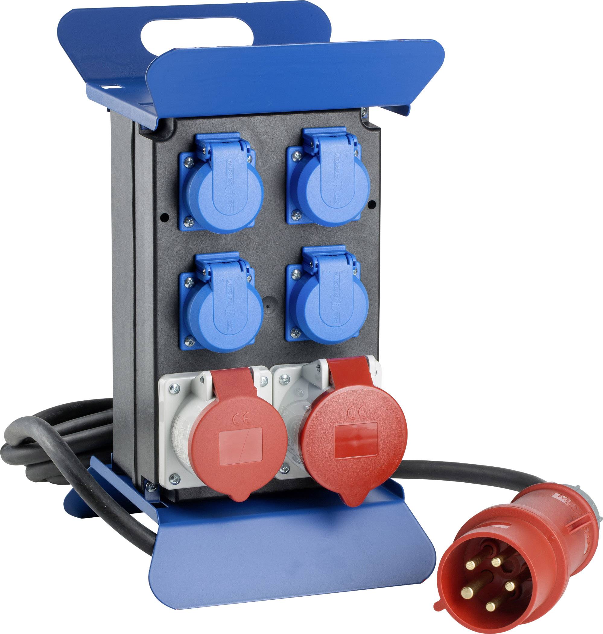 as – Schwabe CEE power distributor Stromverteiler STECKY 2 400V CEE 60506 400 V 32 A