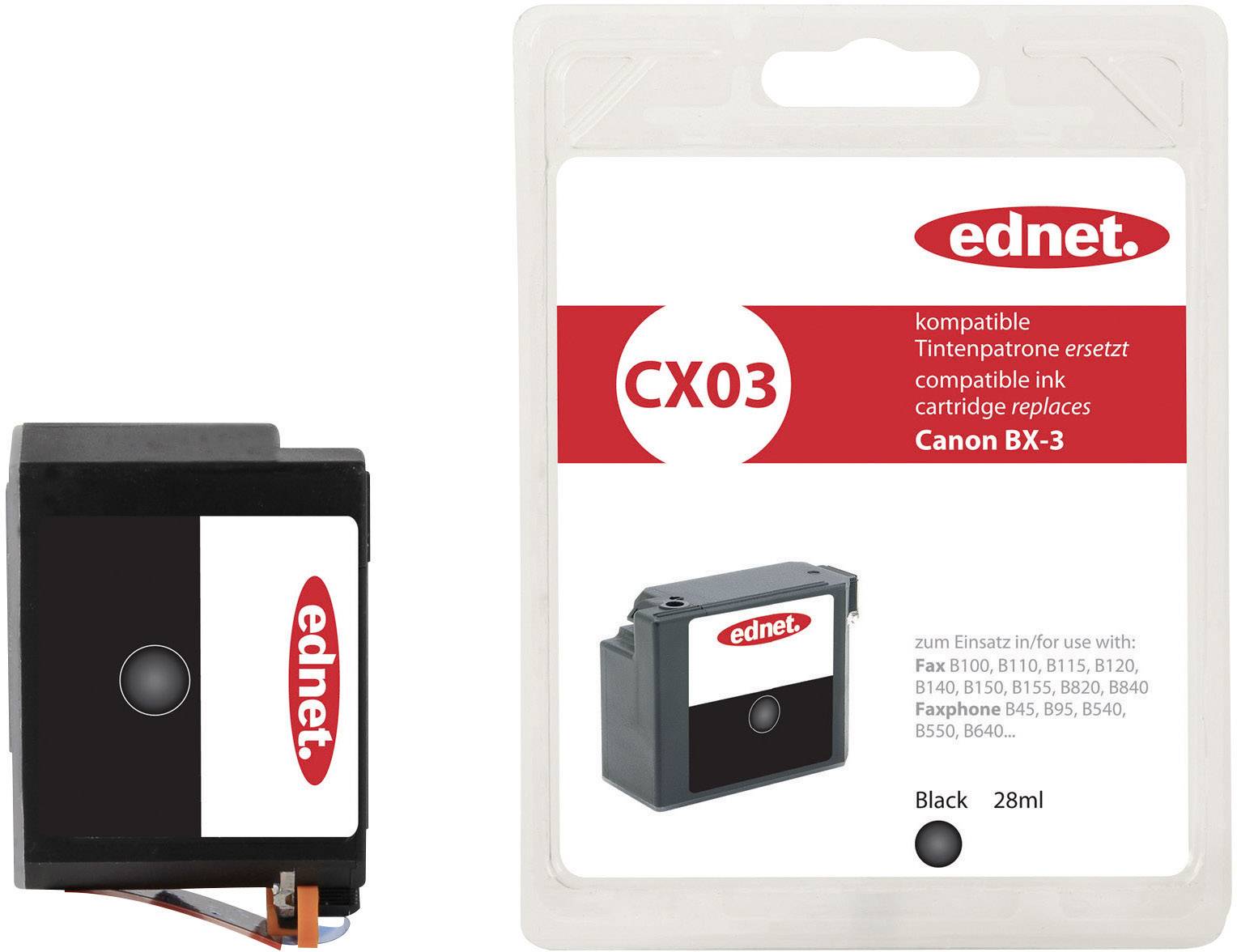 Canon BX-3 Tintenpatrone black für Fax B100 B110 B120 B140 B550 B640 B820 B840
