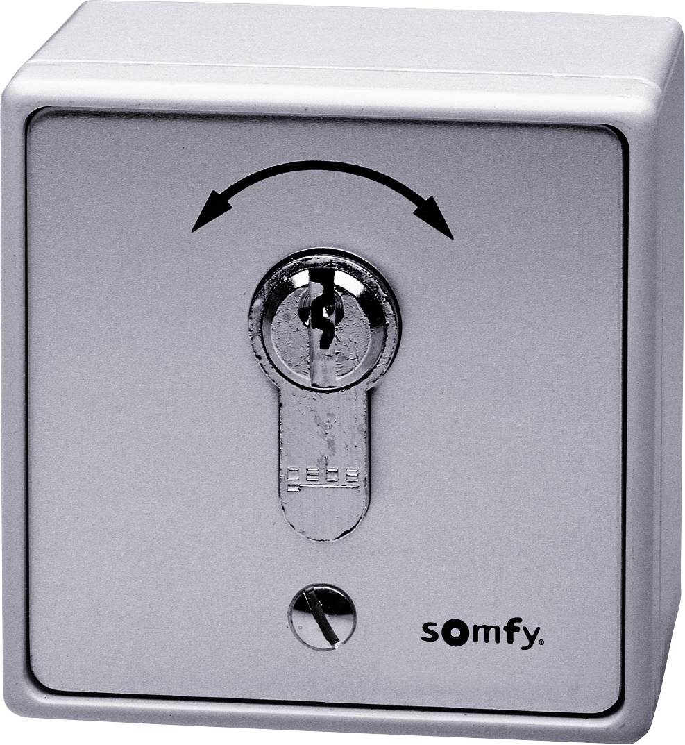 Somfy 1871148 Door opener key switch Flush mount, Surface-mount
