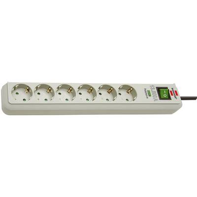 Image of Brennenstuhl 1159750015 Surge protection power strip 6x Grey PG connector 1 pc(s)