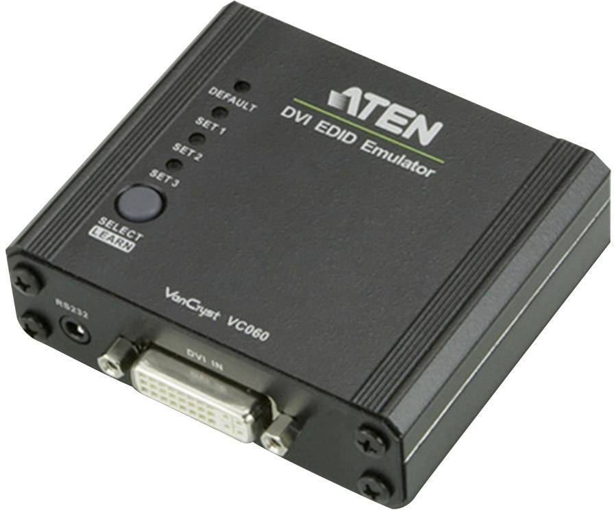 ATEN DVI Adapter [1x DVI socket 29-pin – 1x DVI socket 29-pin] Black