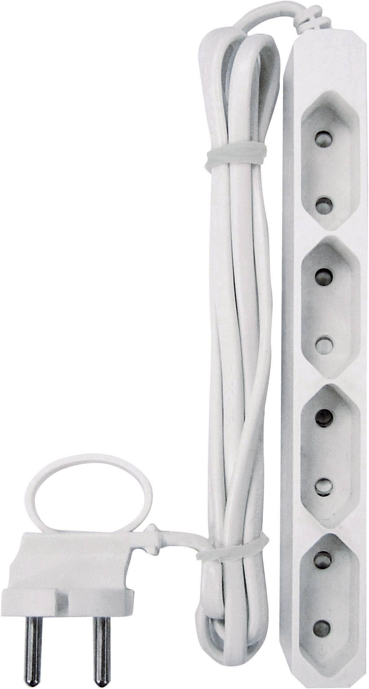 GAO 0257 Power strip 4x White Euro plug 1 pc(s)