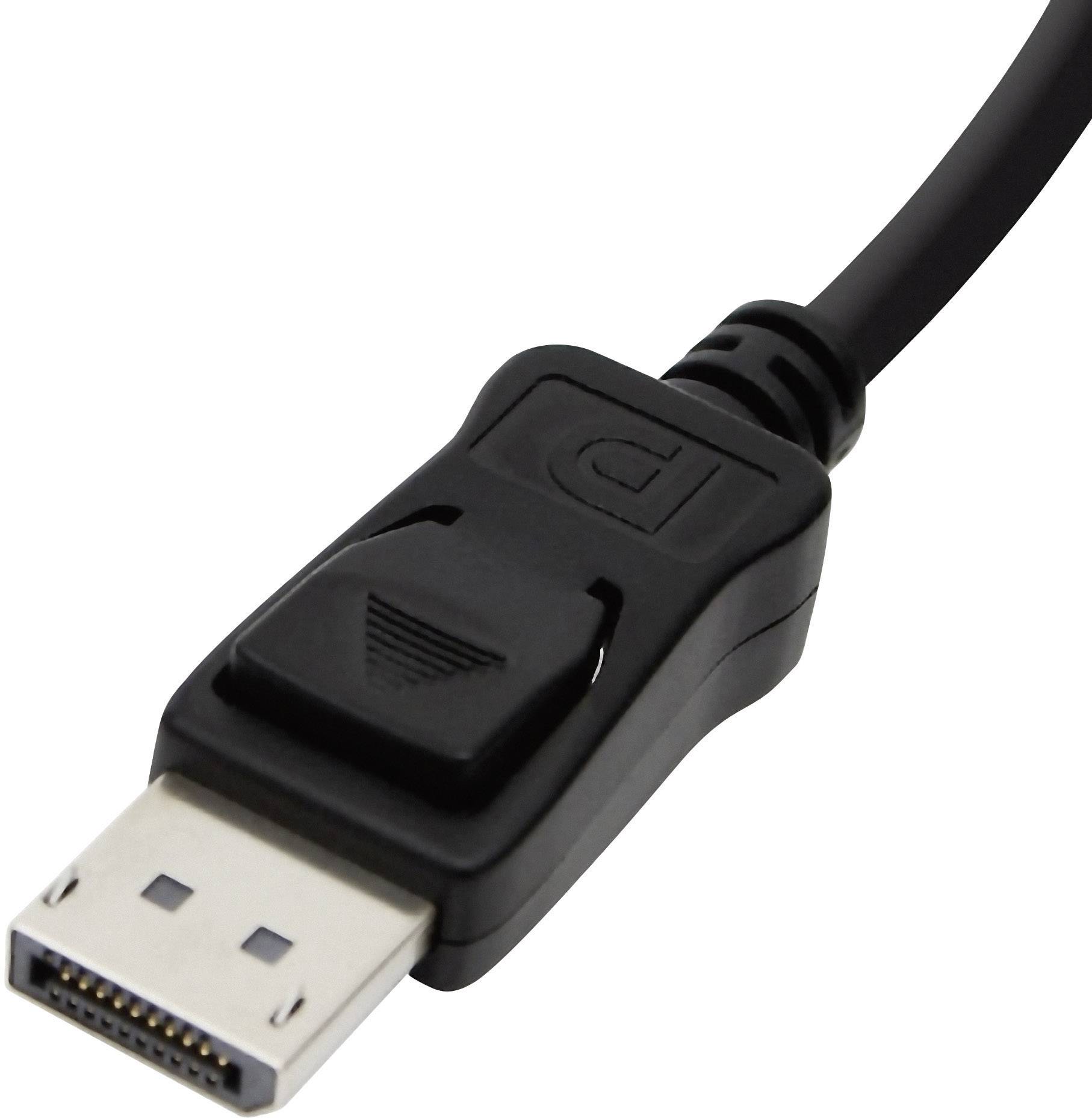 club3D CAC-1000 DisplayPort / DVI Adapter [1x DisplayPort plug - 1x DVI socket 25-pin] Black 0.11 m-3