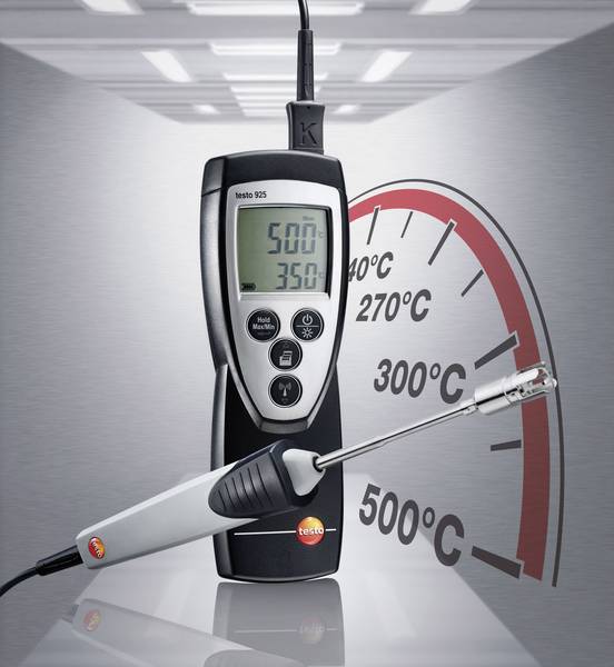 testo 925 Aktionsset Thermometer 50 up to +300 °C Sensor type K