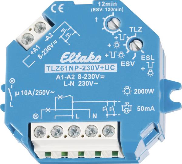 Eltako 61100301 TDR Flush mount, Recess-mount 230 V