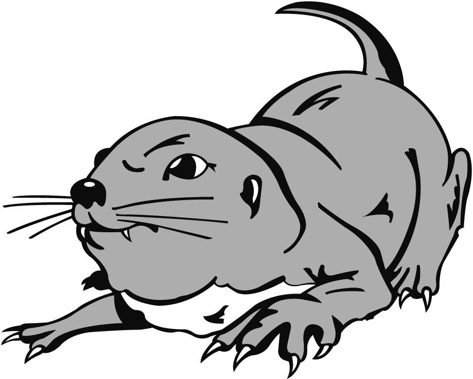An illustration of a caveman with large front claws, long whiskers, and a robust body.