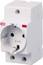 DIN rail mains socket w/o cover ABB E1175 Grey 1 pc(s)