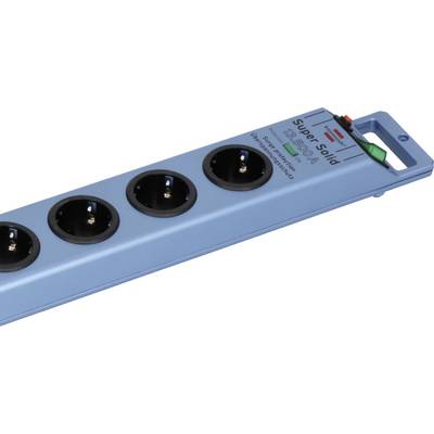 Image of Brennenstuhl 1153340338 Surge protection power strip 8x Blue (metallic) PG connector 1 pc(s)