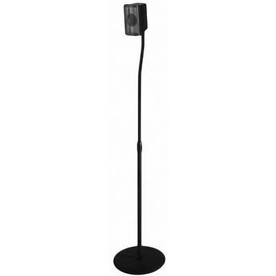 Hama 49594 Speaker stand Rigid Max. distance to floor/ceiling: 12.3 cm  Black 1 Pair