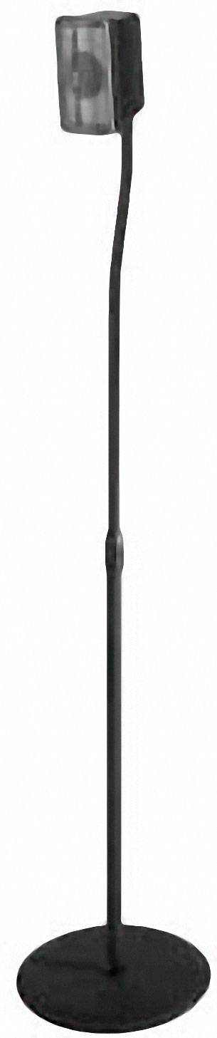 Hama 49594 Speaker stand Rigid, Height-adjustable Max. distance to floor/ceiling: 12.3 cm Black 1 Pair-1