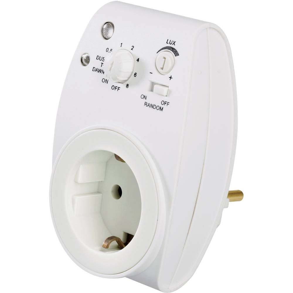 Timer With Dimmer Switch White From Conrad Timer With Dimmer Switch White