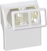 75581 Skirting board Socket inset White 1 pc(s)