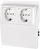 75583 Skirting board Socket inset White 1 pc(s)