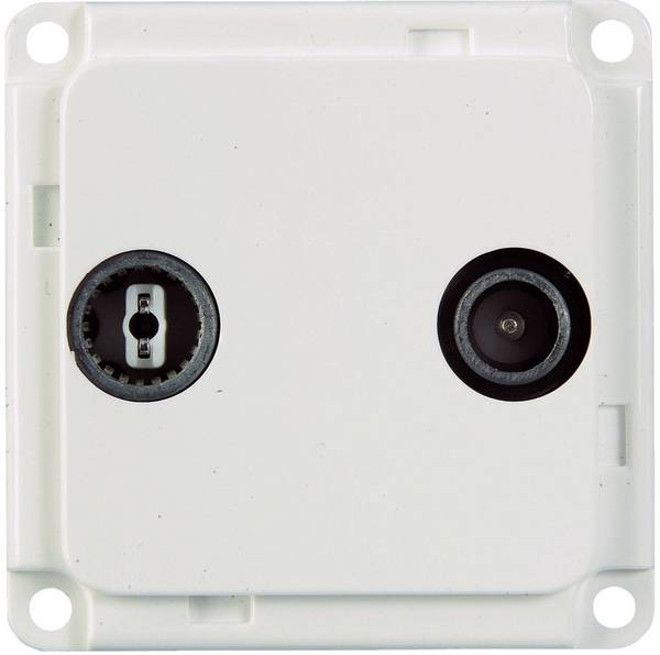 71683 Skirting board  Antenna/SAT module  White 1 pc(s)