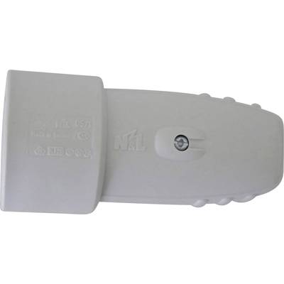 GAO 624401 Safety mains socket Rubber  230 V Light grey IP20