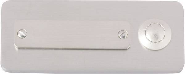 Heidemann 70121 Bell panel incl. nameplate 1x Stainless steel 24 V/1 A