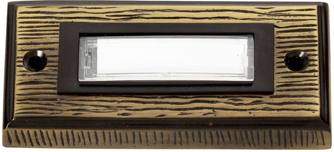 Heidemann 70301 Bell panel incl. nameplate 1x Bronze 24 V/1 A