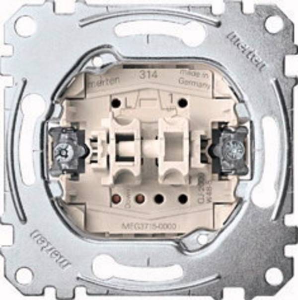 Merten  Insert Shutter switch System M, System Area, Aquadesign Multicolour MEG3715-0000 1 pc(s)