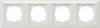 Siemens Switch product range 4x Frame Delta White 5TG25540 1 pc(s)