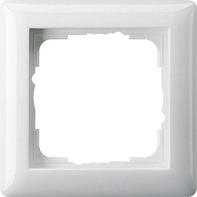 GIRA 1x Frame  System 55, Standard 55 Pure white (glossy) 021103