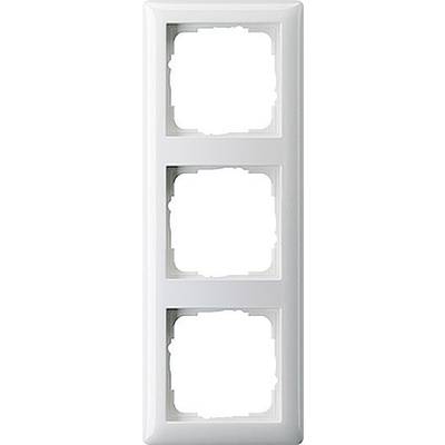 GIRA 3x Frame  System 55, Standard 55 Pure white (glossy) 021303