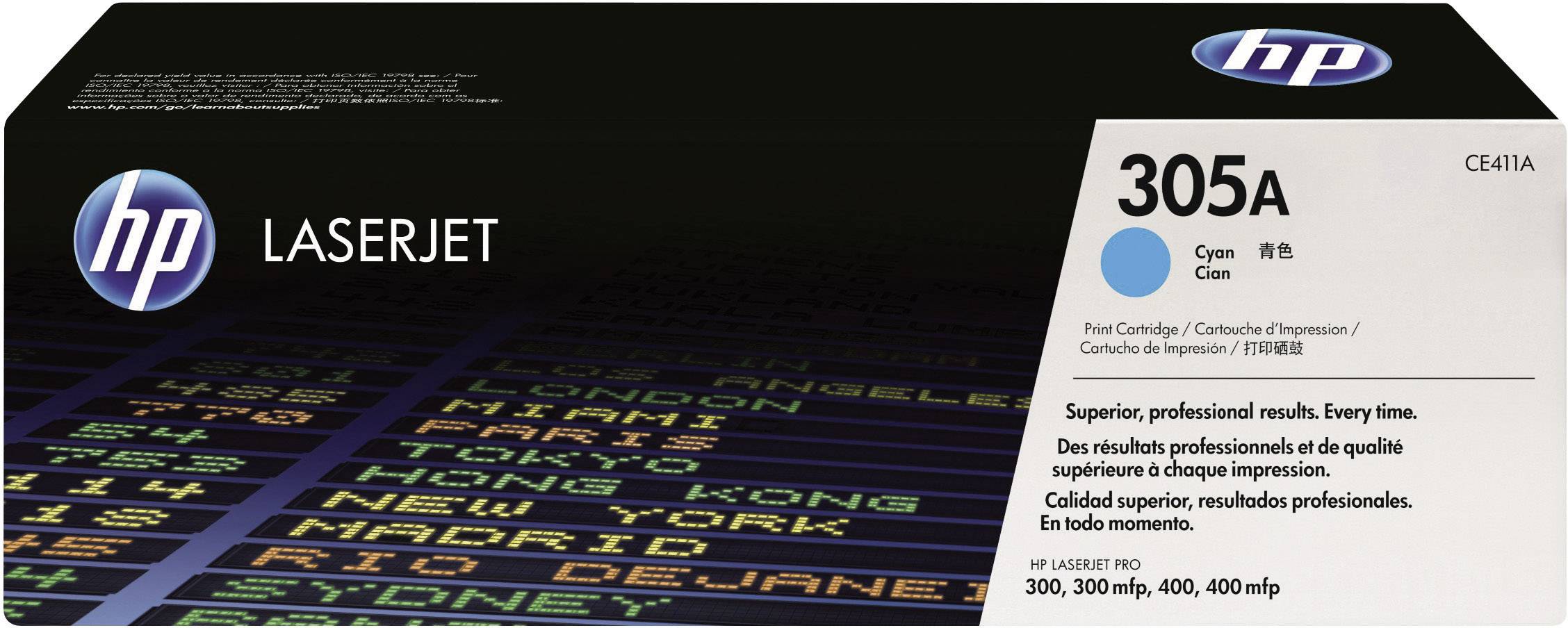 HP 305A CE411A Toner cartridge Cyan 2600 Sides Original Toner cartridge