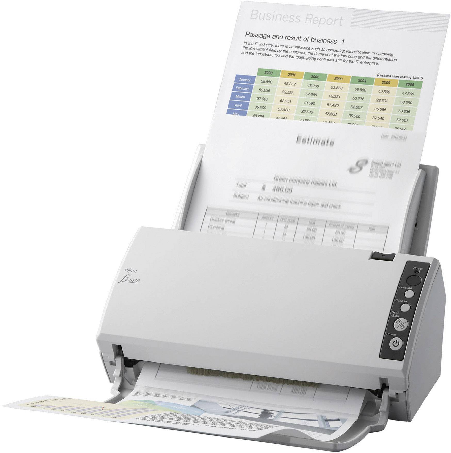 Fujitsu fi6110 Duplex document scanner A4 600 x 600 dpi USB